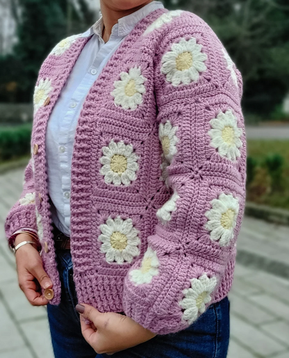 🌼 Daisy Dreams Cardigan Pattern