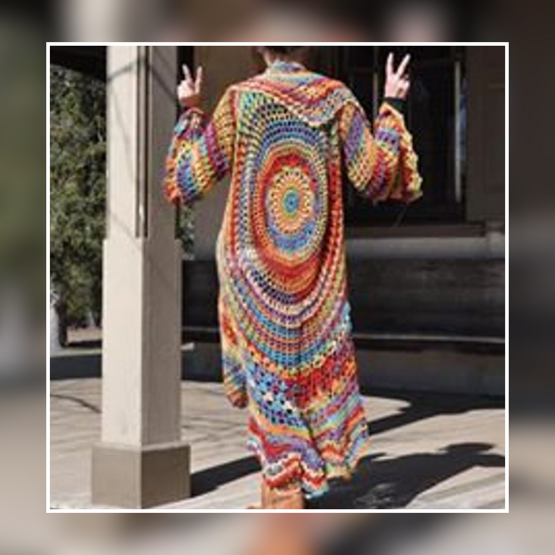 Bohemian Hippie Sweater Crochet PATTERN